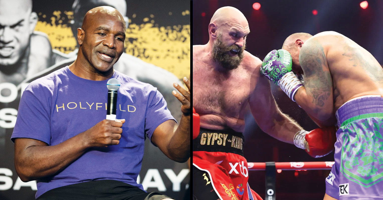 Evander Holyfield Sums Up Tyson Fury’s Performance Against Usyk Perfectly In Just 2 Words