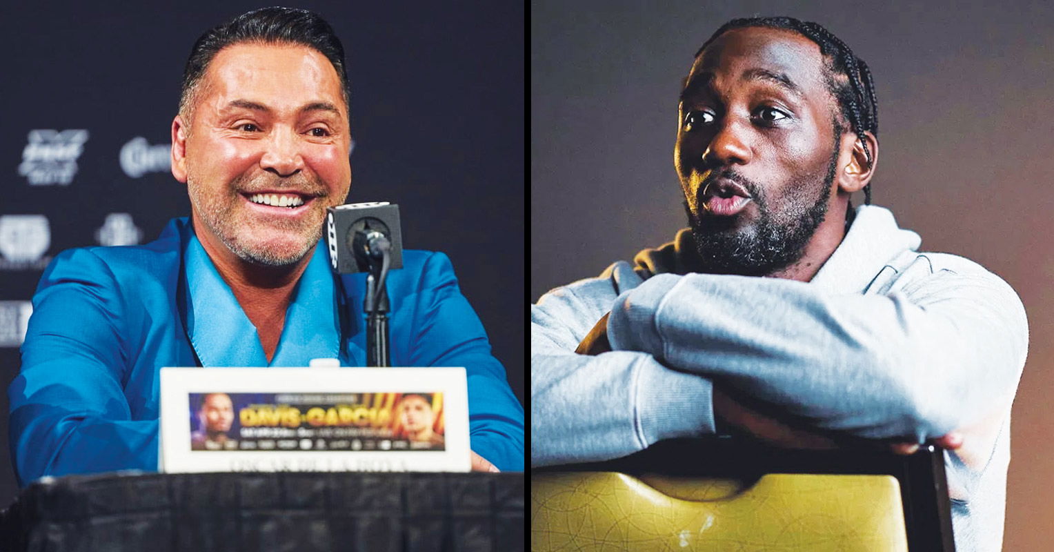 Oscar De La Hoya and Terence Crawford
