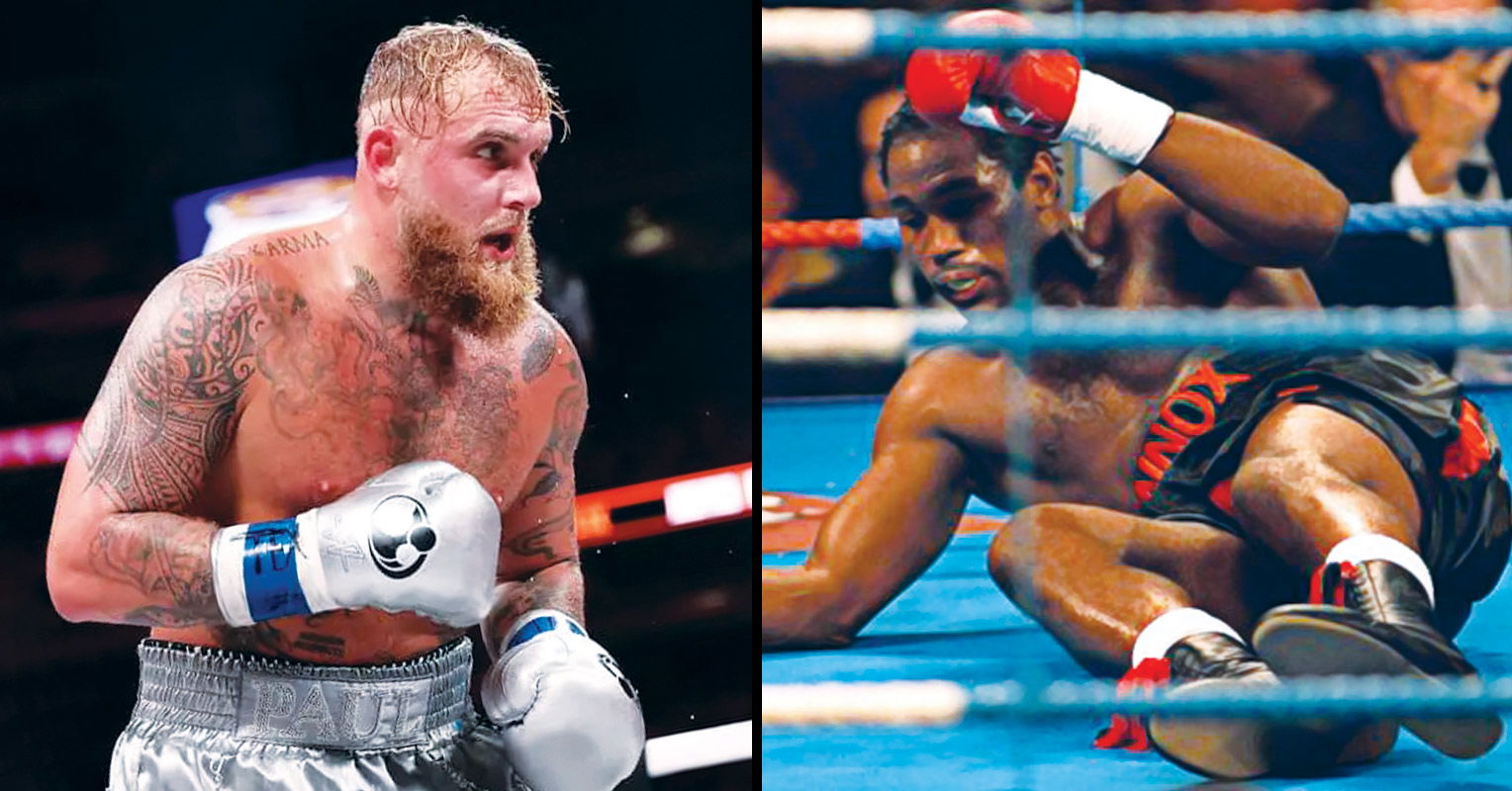 The Heavyweight Champion Who Beat Lennox Lewis And Larry Holmes Wants Jake Paul After KO On Comeback
