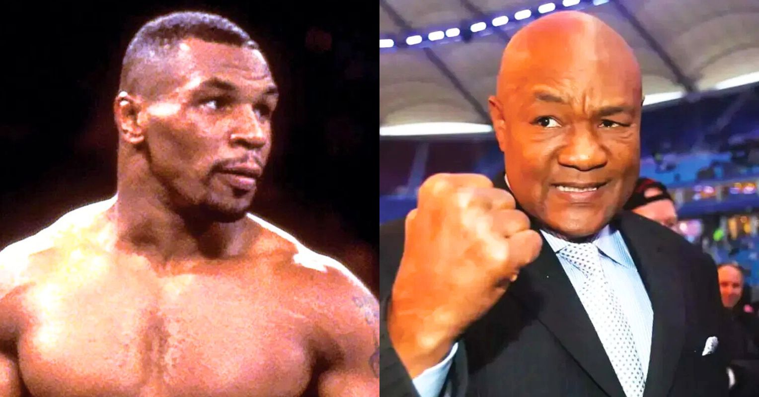 Mike Tyson and George Foreman
